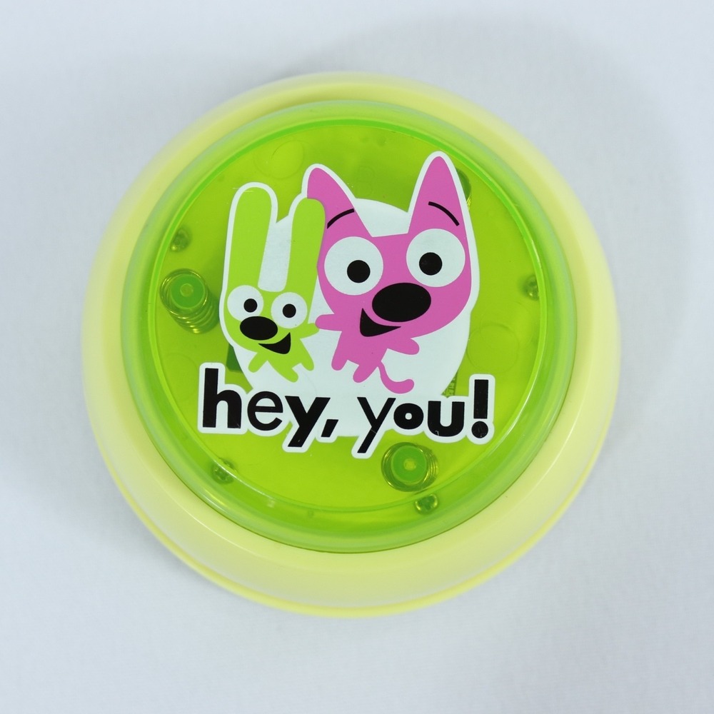 Hallmark Hoops & Yoyo Hey You Talking Desk Push Button WORKS VIDEO